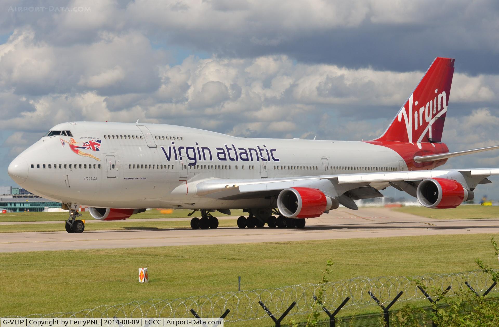 G-VLIP, 2001 Boeing 747-443 C/N 32338, VS B744 ready for take-off.