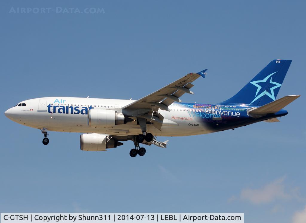 C-GTSH, 1991 Airbus A310-308 C/N 599, Landing rwy 25R