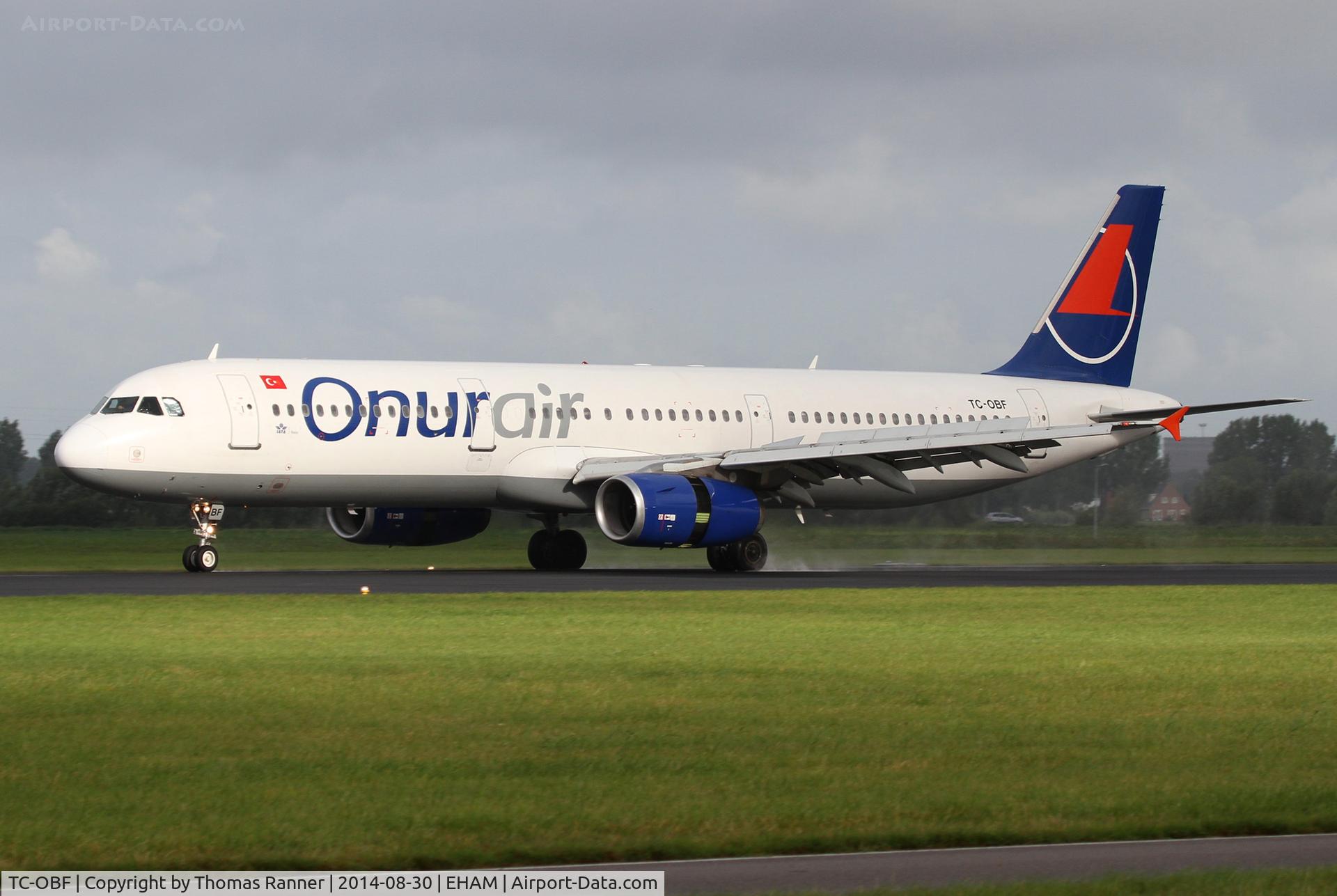 TC-OBF, 1999 Airbus A321-131 C/N 963, Onur Air A321