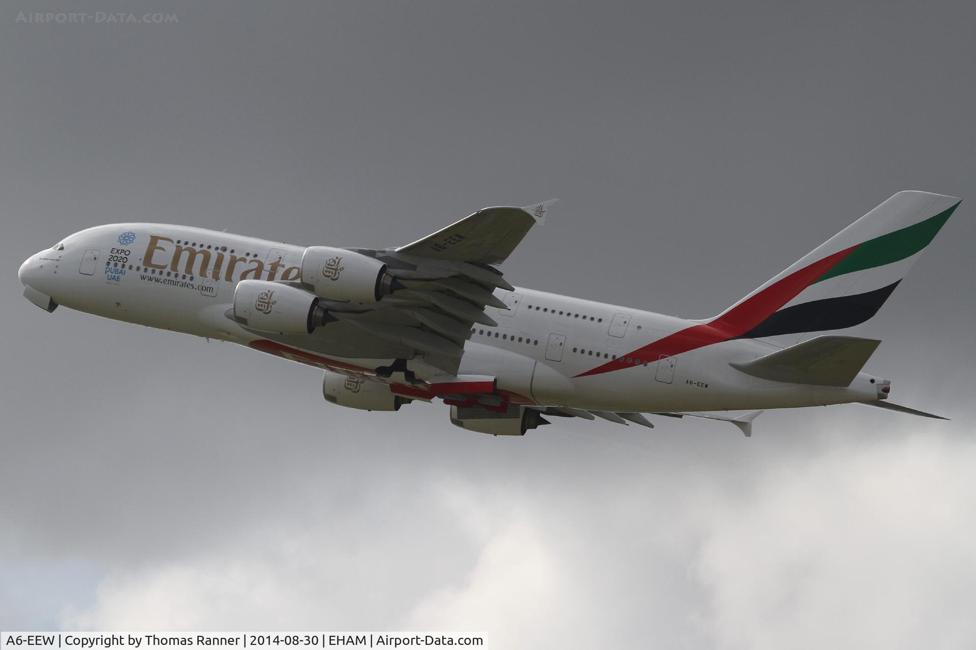 A6-EEW, 2013 Airbus A380-861 C/N 153, Emirates A380