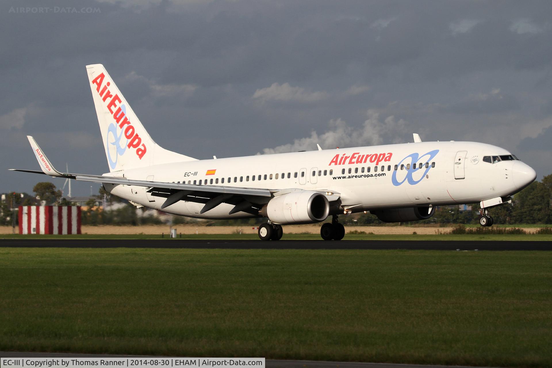 EC-III, 2002 Boeing 737-86Q C/N 30284, Air Europa B737