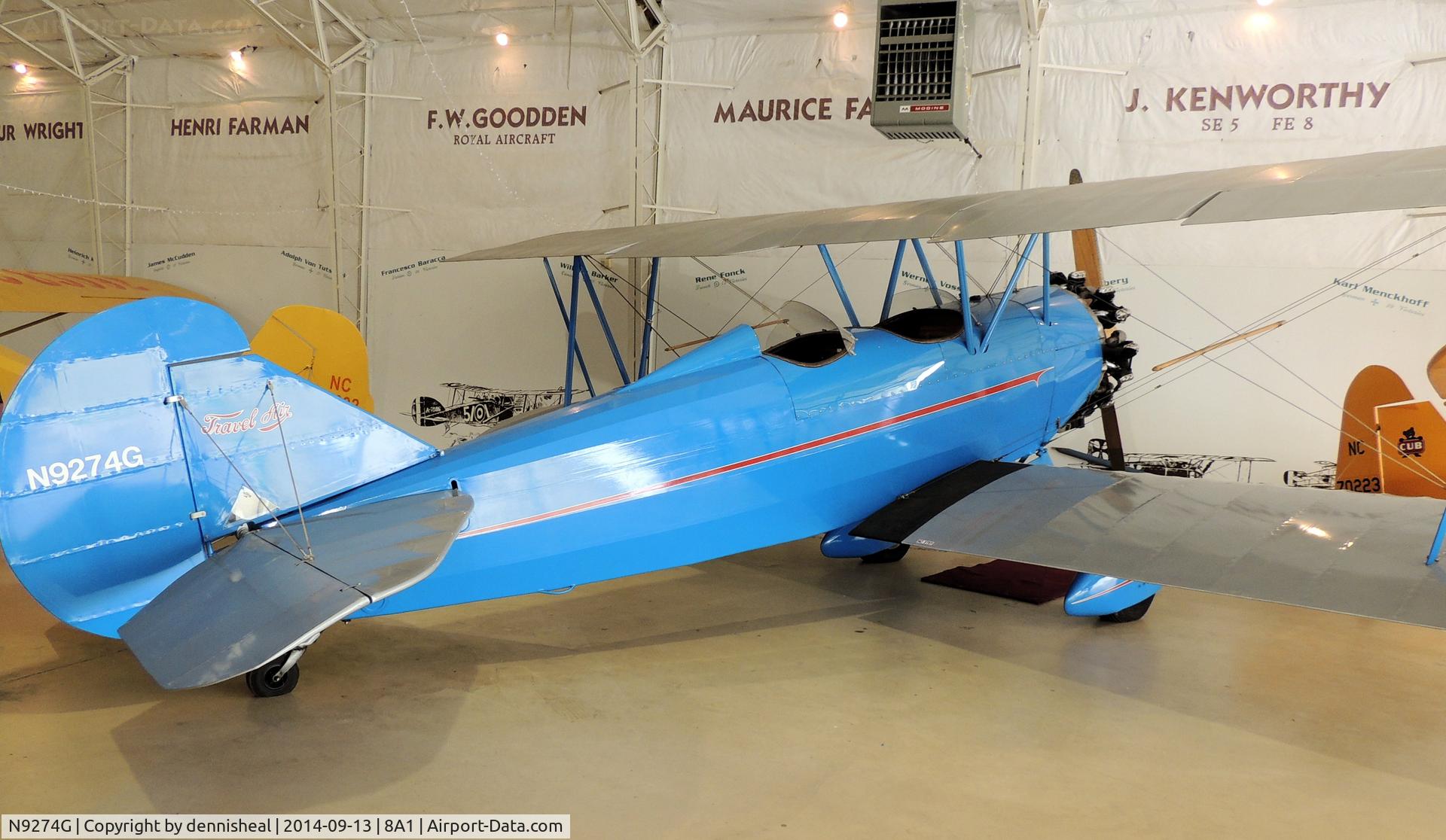 N9274G, 1928 Travel Air 4000 C/N 328, 1928 TRAVEL AIR 4000