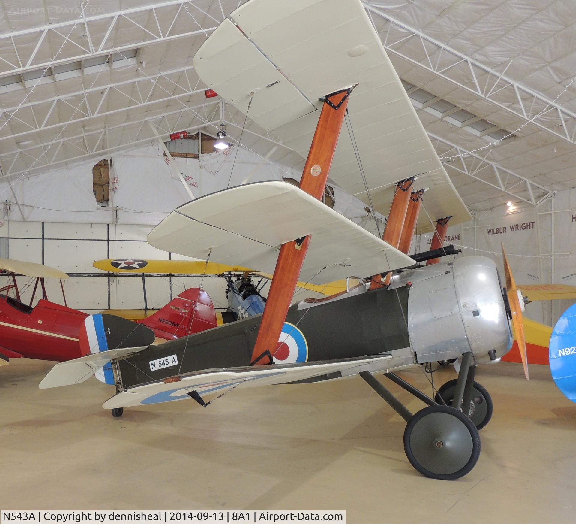 N543A, 1991 Sopwith Triplane Replica C/N 6, 1991 WILLE CHARLES D WILLE SOPWITH TRI