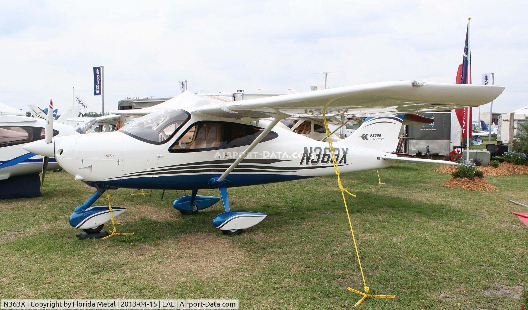 N363X, 2012 Tecnam P-2008 C/N 070, Tecnam P-2008