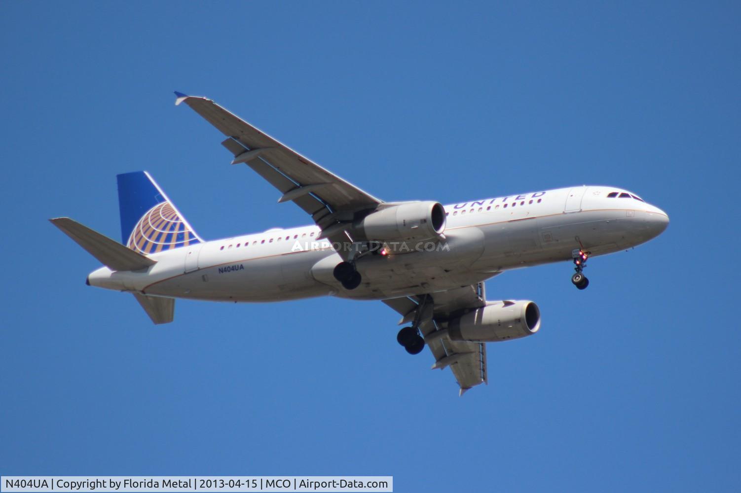 N404UA, 1993 Airbus A320-232 C/N 450, United A320