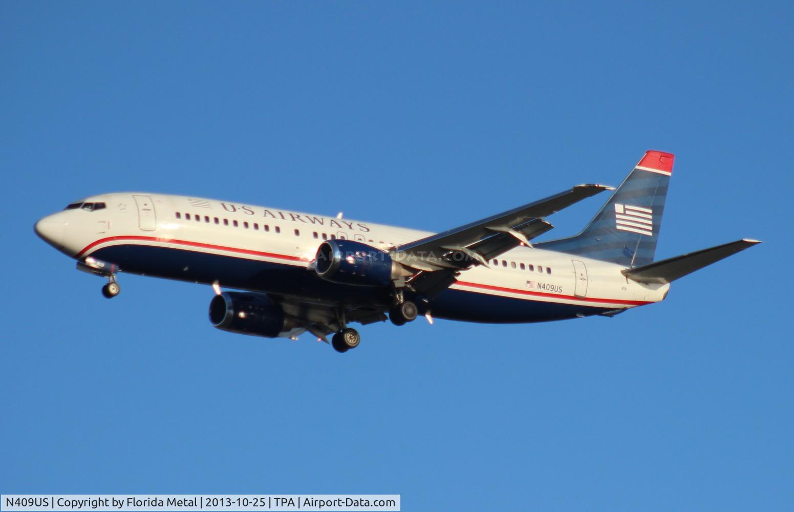 N409US, 1988 Boeing 737-401 C/N 23879, US Airways 737-400
