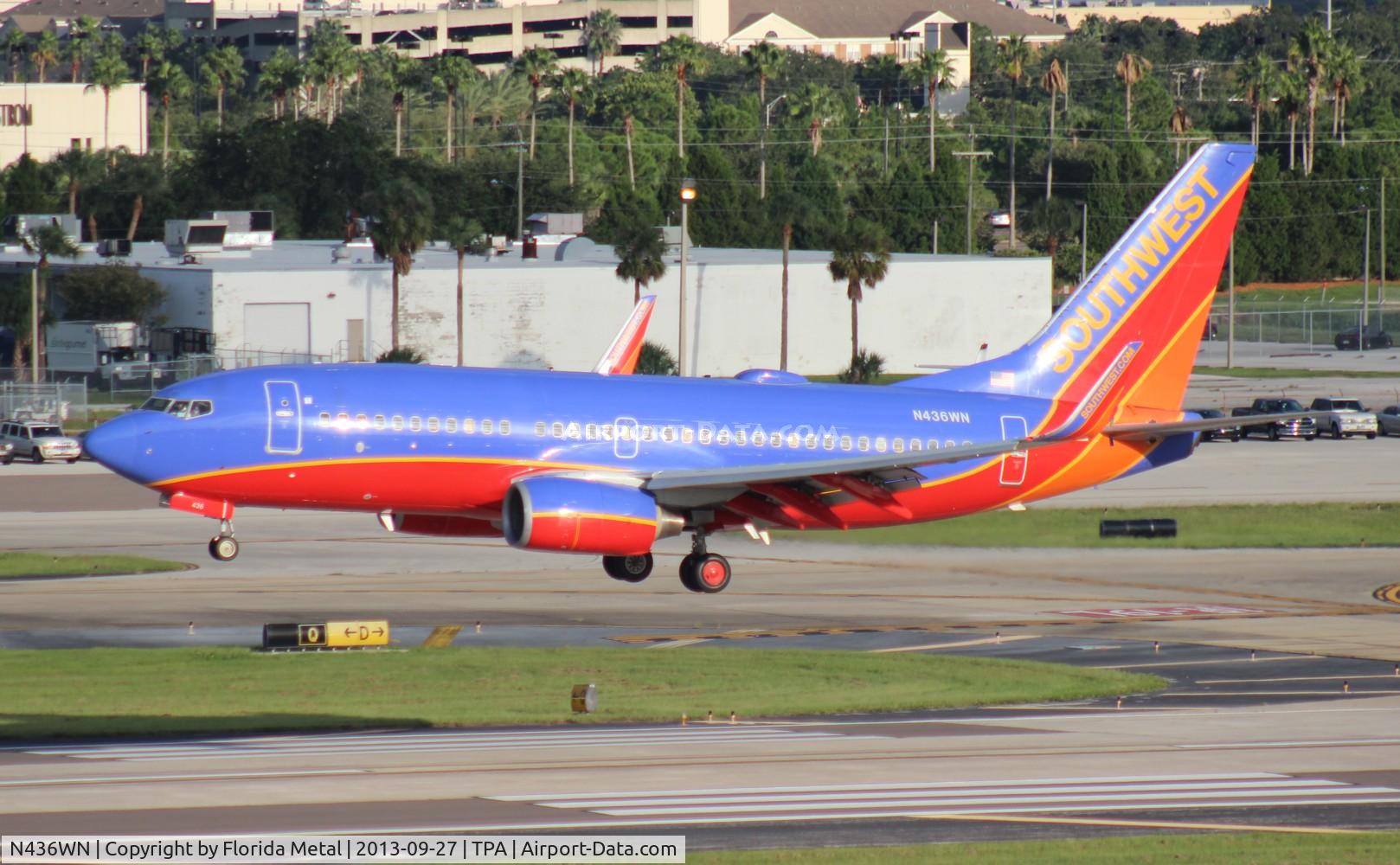 N436WN, 2003 Boeing 737-7H4 C/N 32456, Southwest 737-700