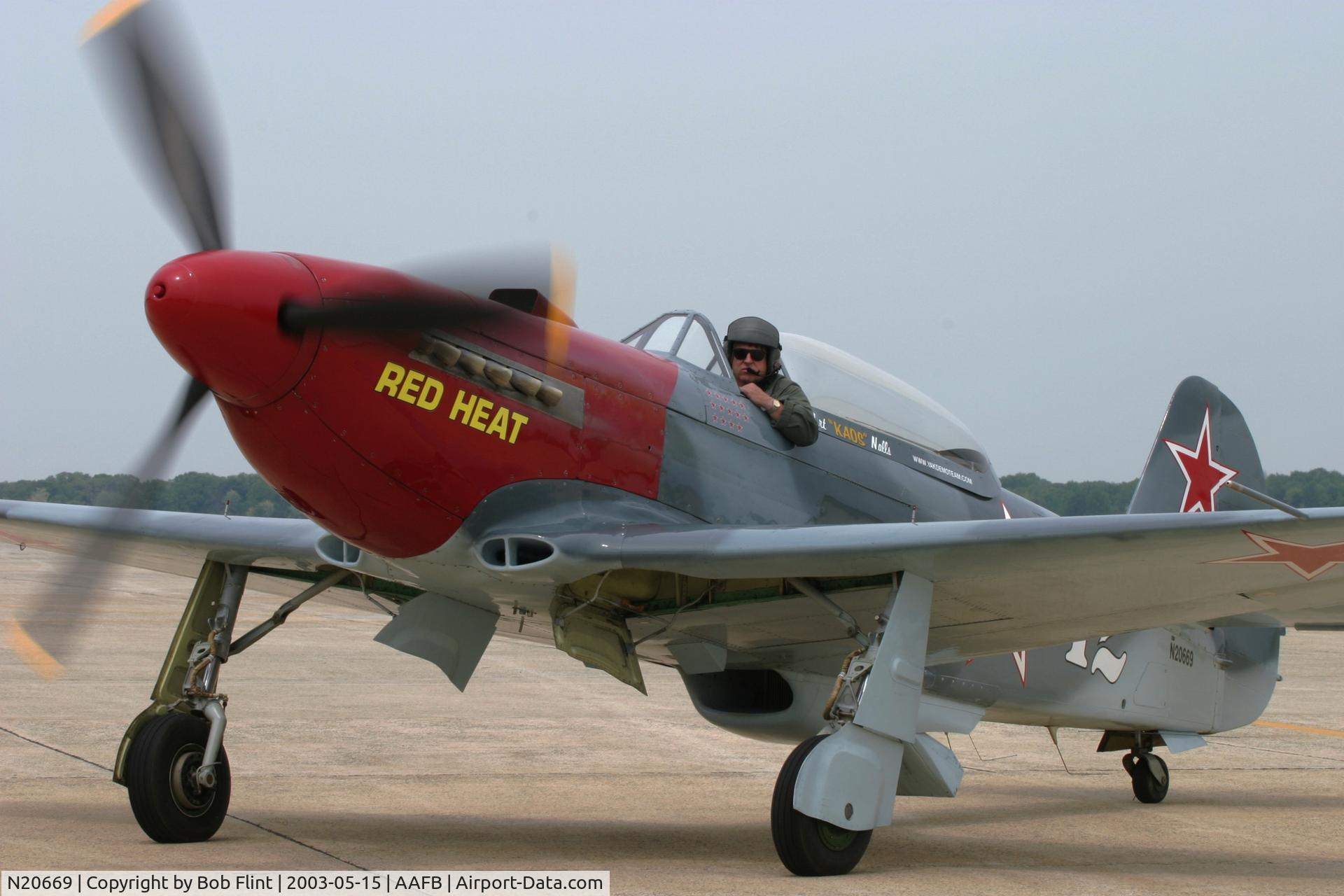 N20669, 2002 Yakovlev Yak-3M C/N 0470110, Andrews AFB JSOH in May