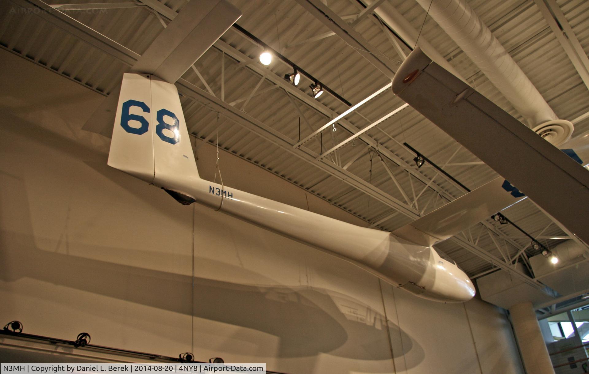 N3MH, 1974 Laister Sailplane Products LP-15 C/N N3, This beauty is now on display at the National Soaring Museum.