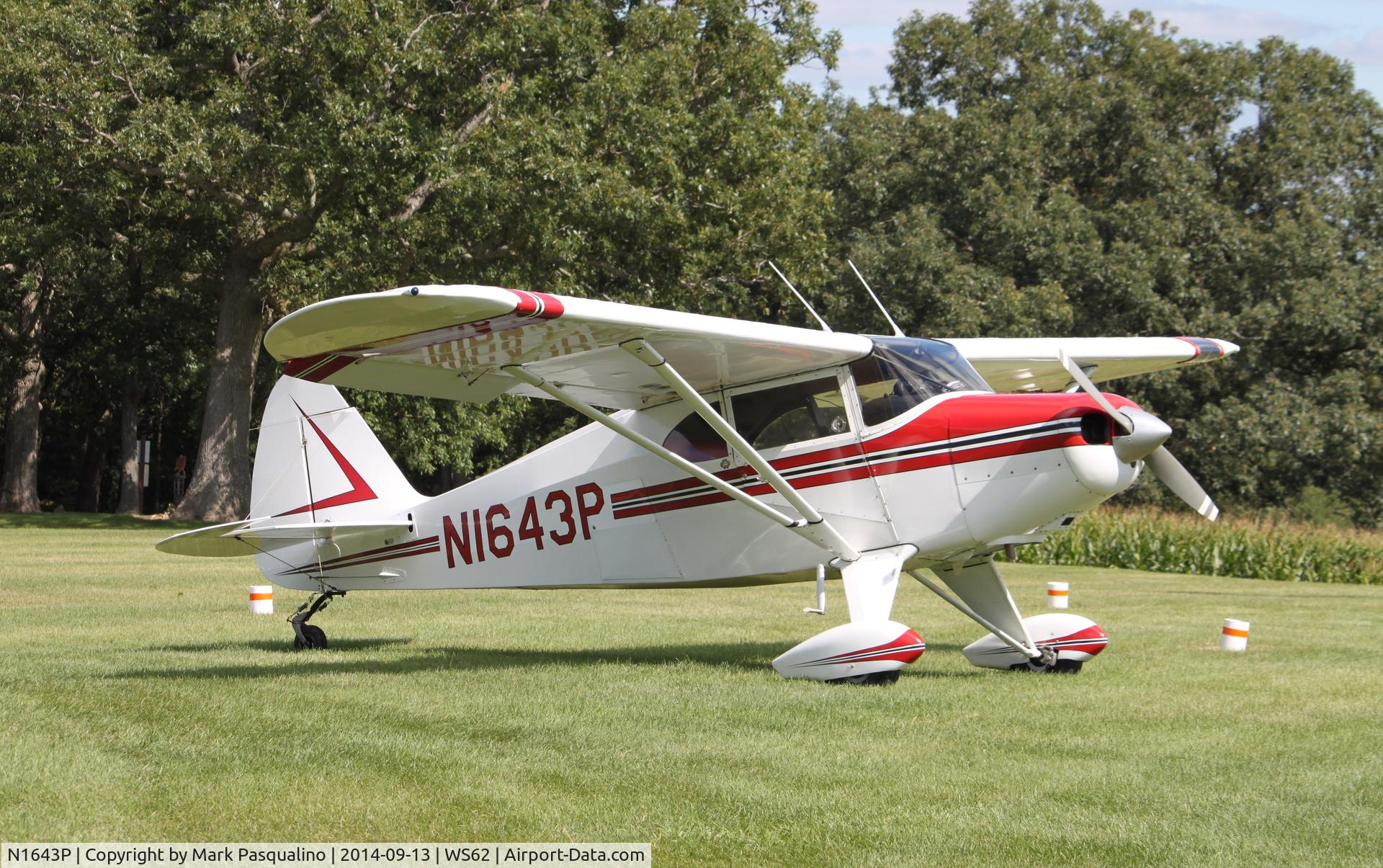 N1643P, 1954 Piper PA-22-150 C/N 22-2459, Piper PA-22-150