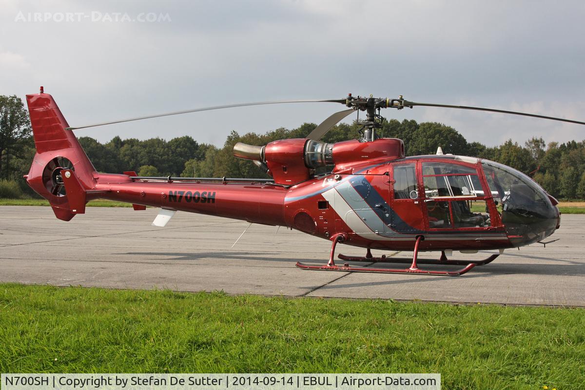 N700SH, 1974 Aérospatiale SA-341G Gazelle C/N 1154, Aero Club Brugge Fly-In 2014.