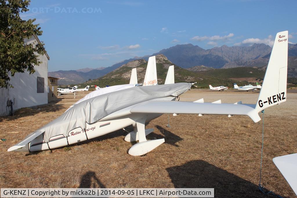 G-KENZ, 1987 Rutan VariEze C/N PFA 074-10960, Parked