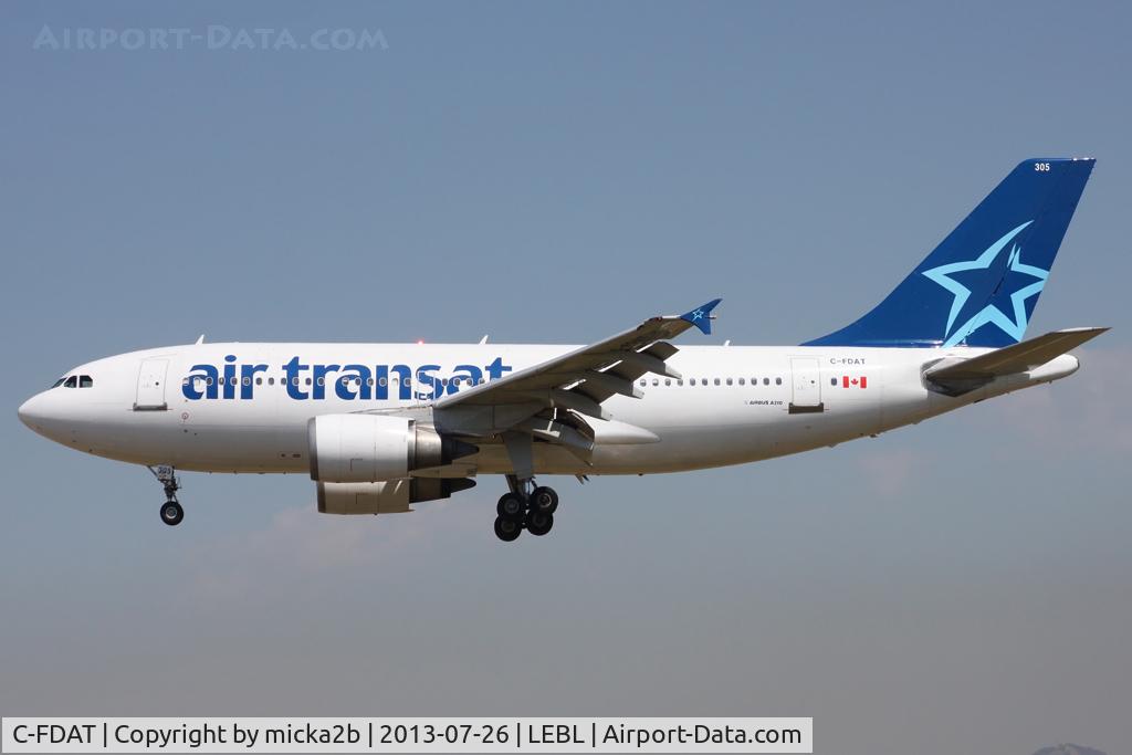C-FDAT, 1992 Airbus A310-308 C/N 658, Landing