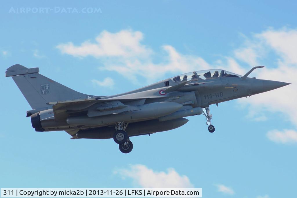 311, Dassault Rafale B C/N 311, Landing