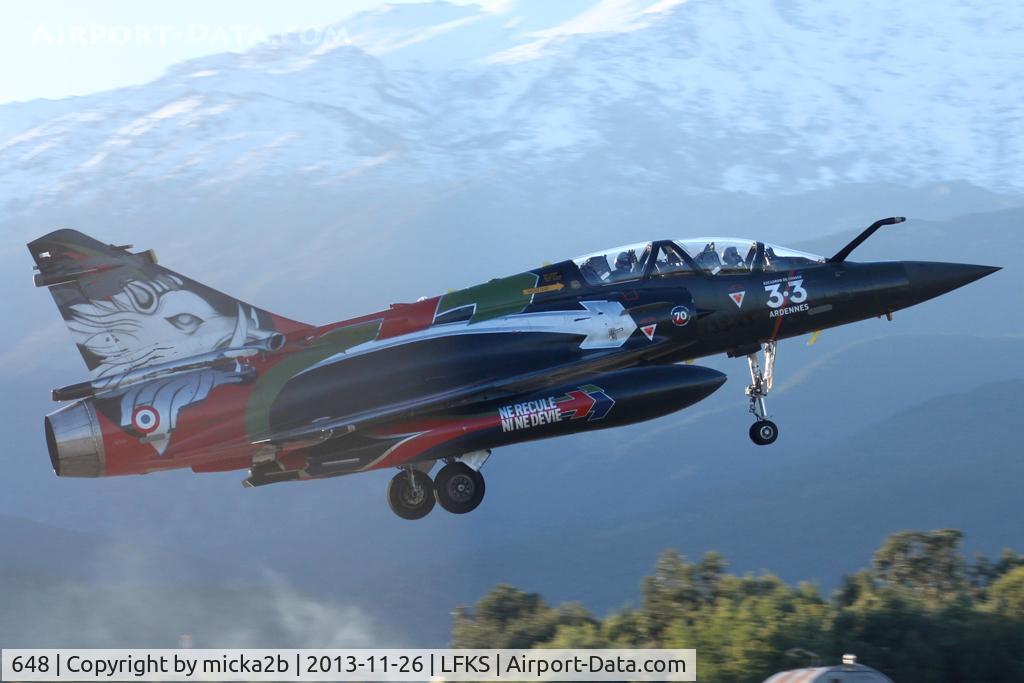 648, Dassault Mirage 2000D C/N 464, Landing