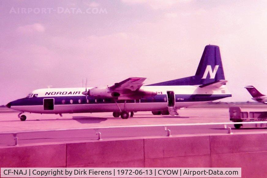 CF-NAJ, 1966 Fairchild Hiller FH-227E C/N 508, Awaiting for new passengers at the old Ottawa Terminal