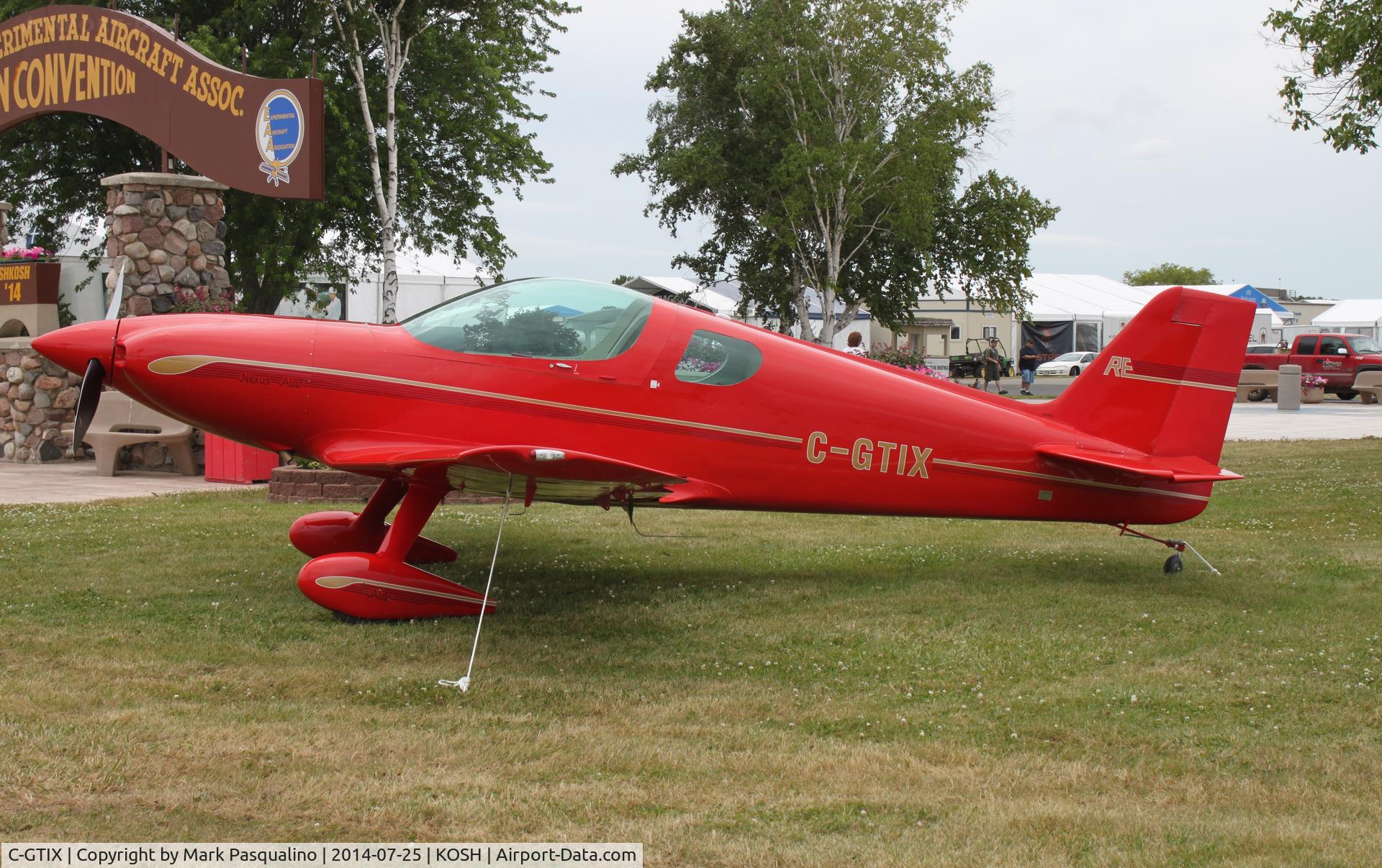 C-GTIX, 2012 Richard Eaves Nexus ALAR C/N XU-8, Nexus Alar