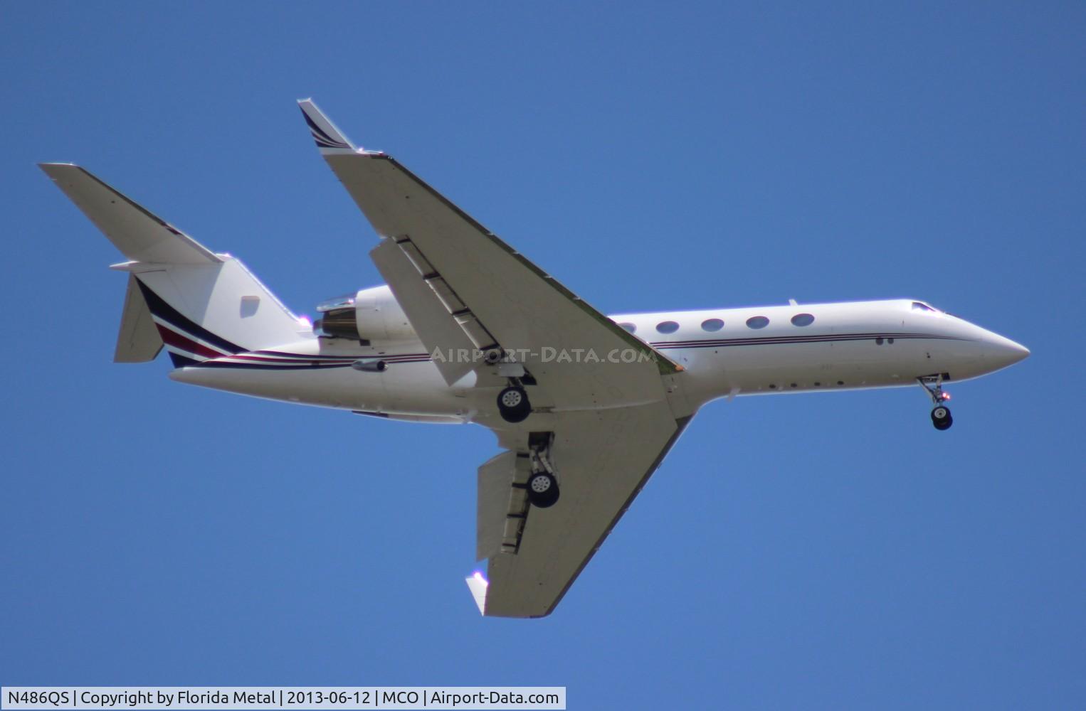 N486QS, 1999 Gulfstream Aerospace G-IV C/N 1386, Net Jets Gulfstream IV