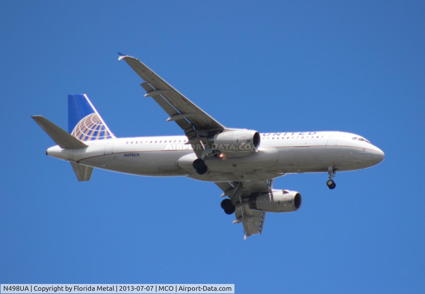 N498UA, 2002 Airbus A320-232 C/N 1865, United A320