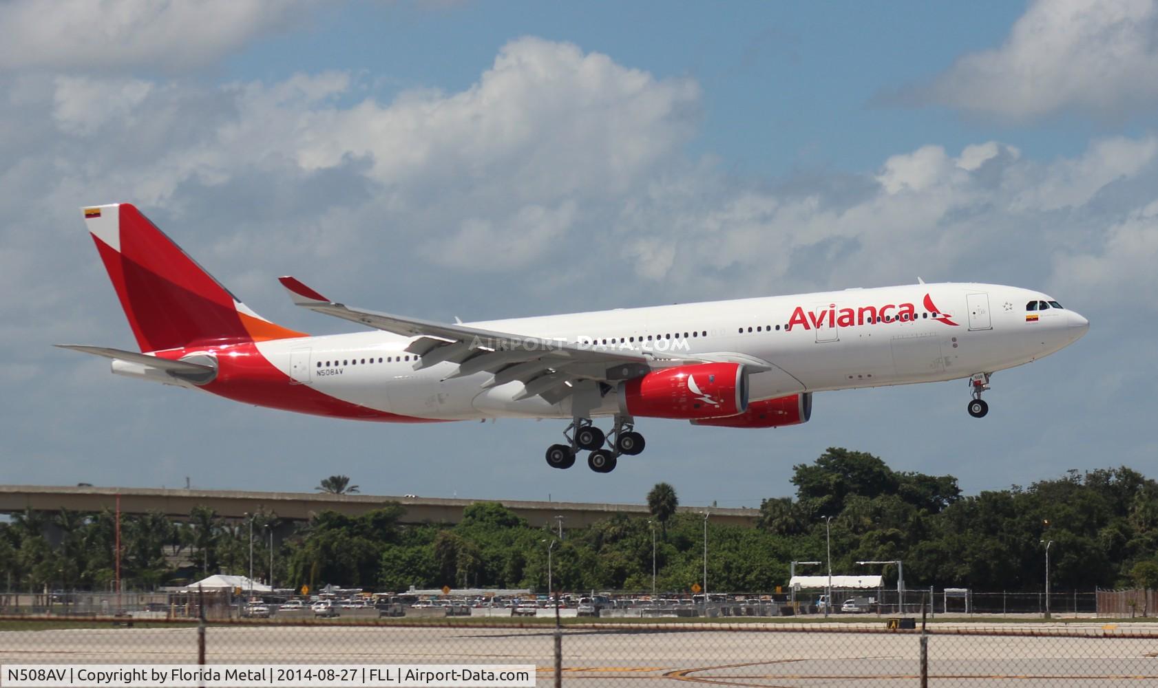 N508AV, 2014 Airbus A330-243 C/N 1508, Avianca A330-200