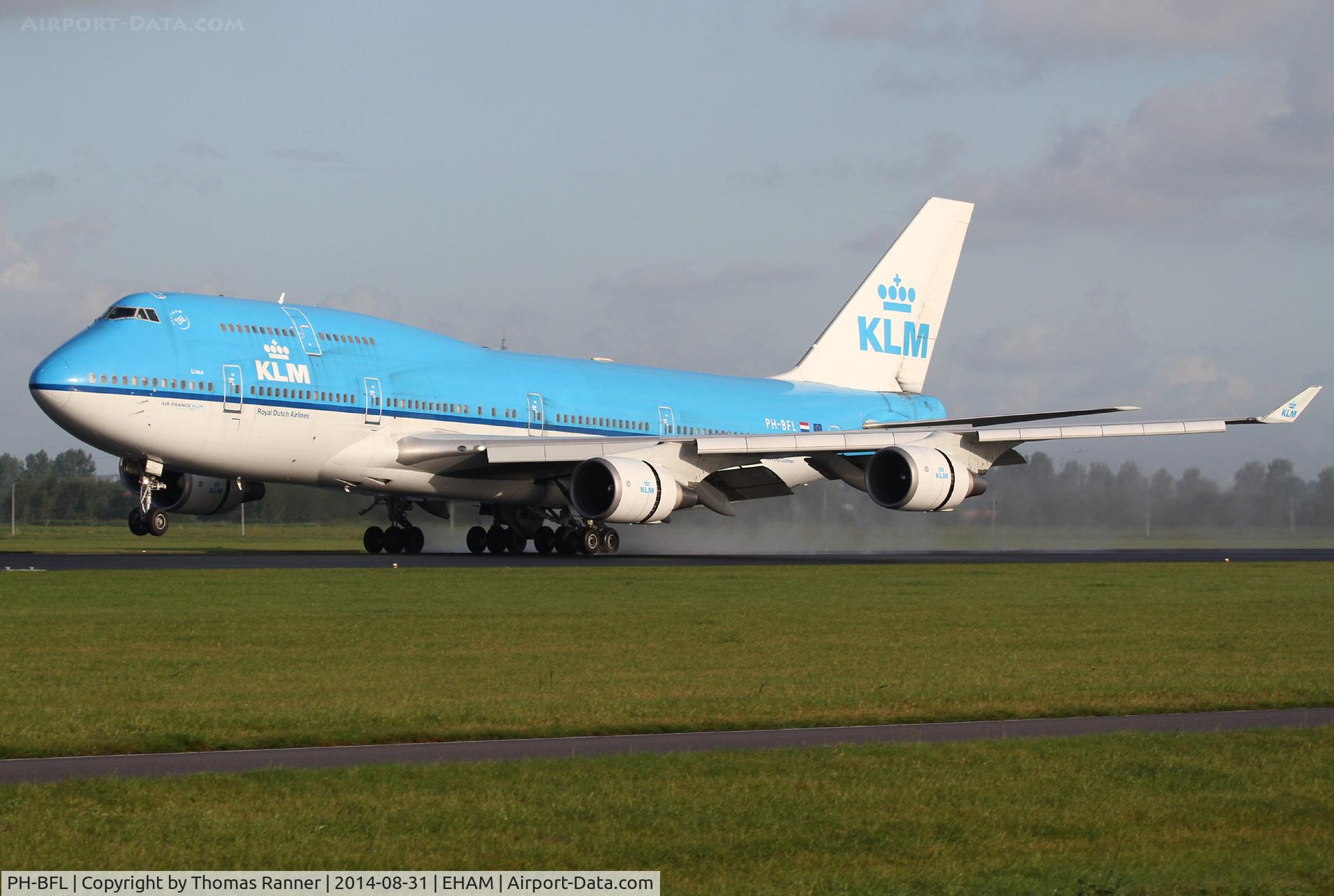 PH-BFL, 1991 Boeing 747-406 C/N 25356, KLM B747