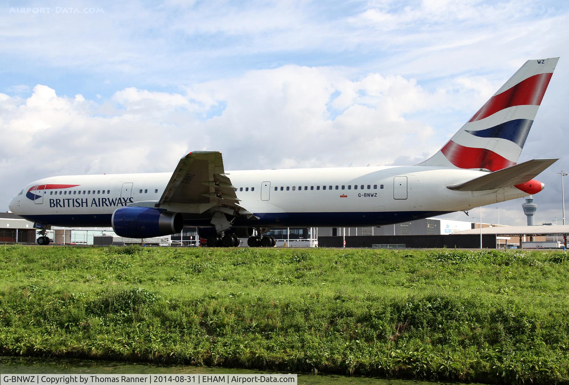 G-BNWZ, 1997 Boeing 767-336/ER C/N 25733, British B767