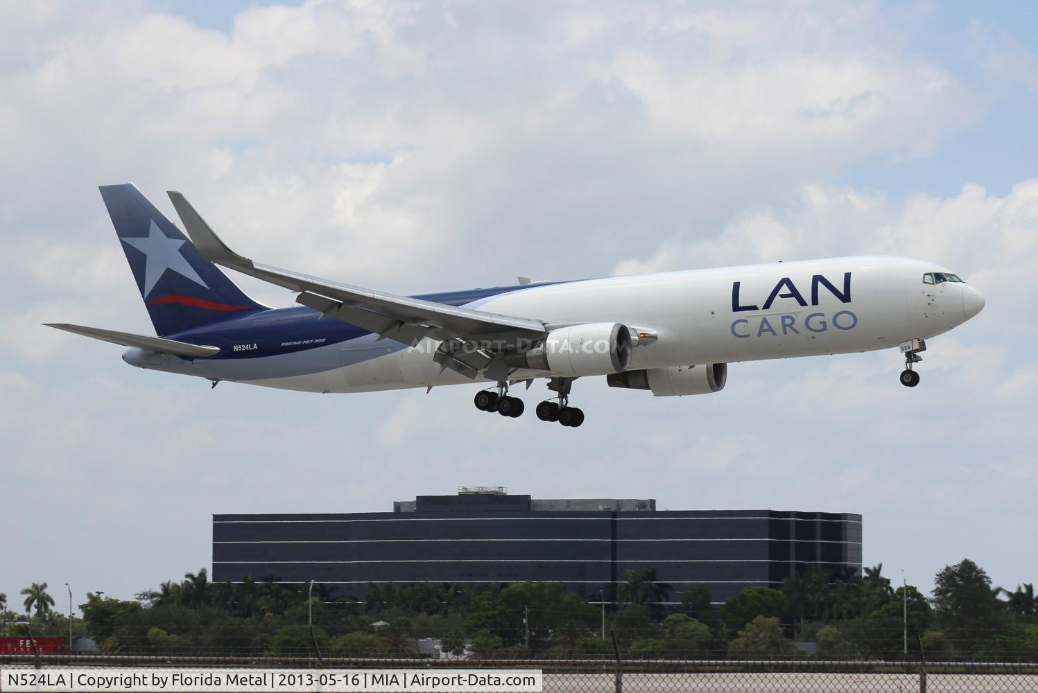 N524LA, 2007 Boeing 767-346F C/N 35816, LAN 767-300