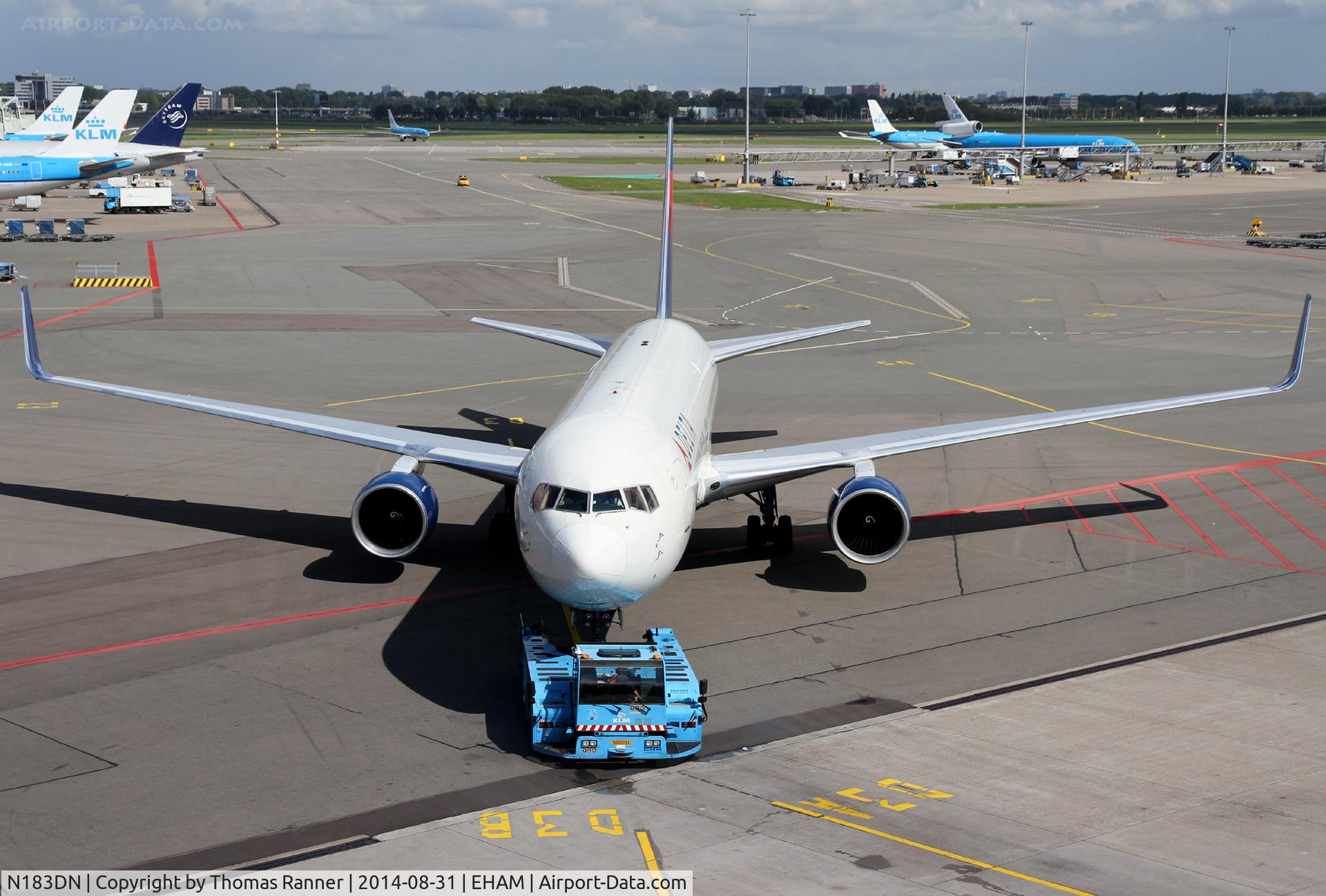 N183DN, 1993 Boeing 767-332 C/N 27110, Delta B767