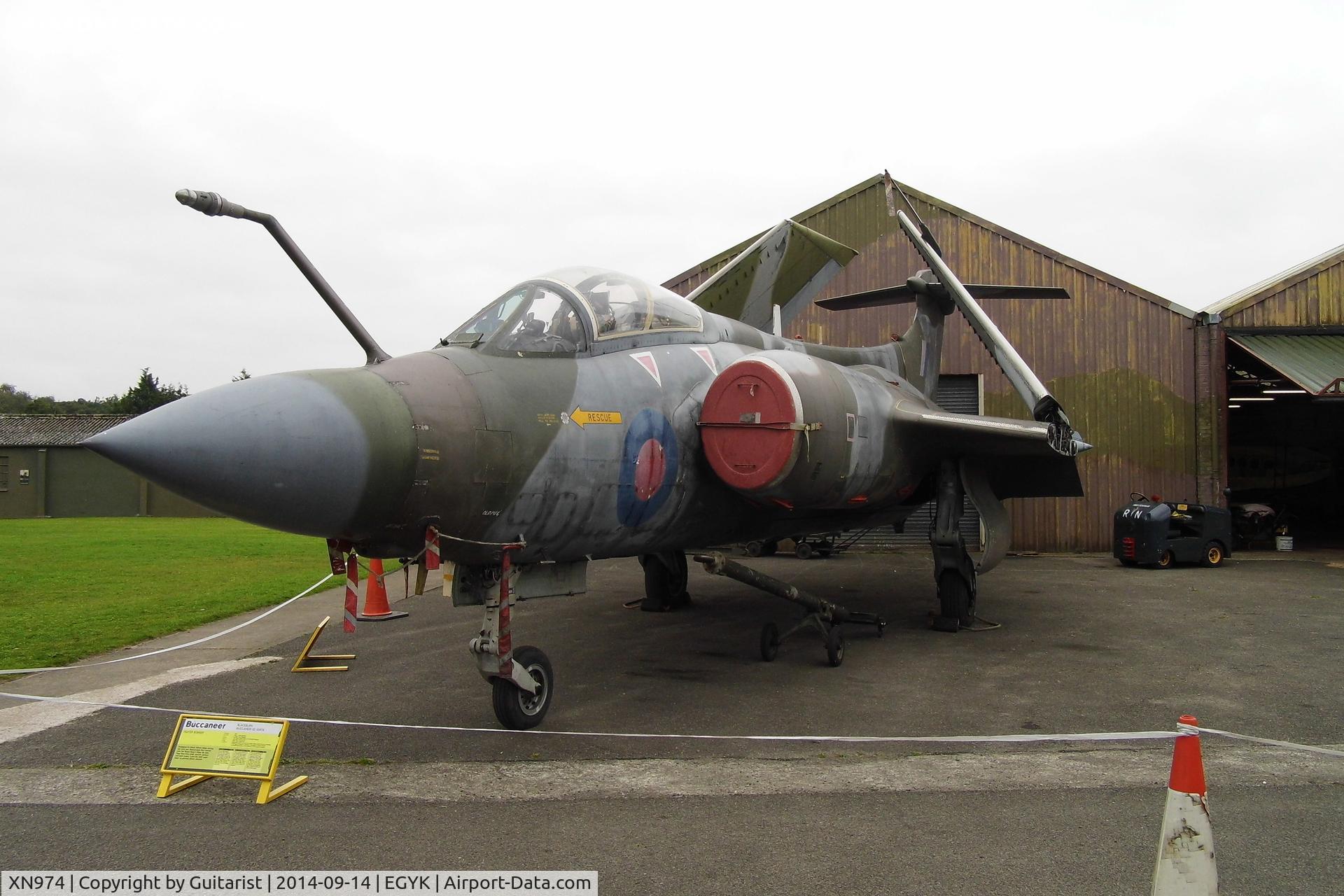 XN974, 1964 Hawker Siddeley Buccaneer S.2 C/N B3-01-63, At the York Air Museum