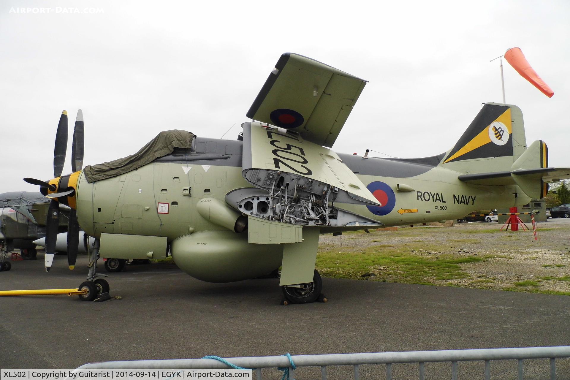 XL502, 1961 Fairey Gannet AEW.3 C/N F9461, At the York Air Museum