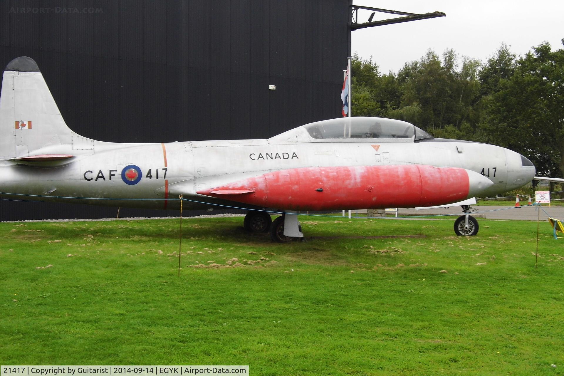 21417, Canadair CT-133 Silver Star 3 C/N T33-417, At the York Air Museum