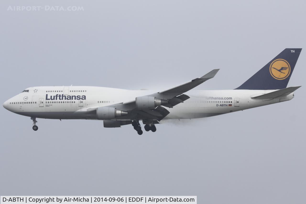 D-ABTH, 1991 Boeing 747-430M C/N 25047, Lufthansa