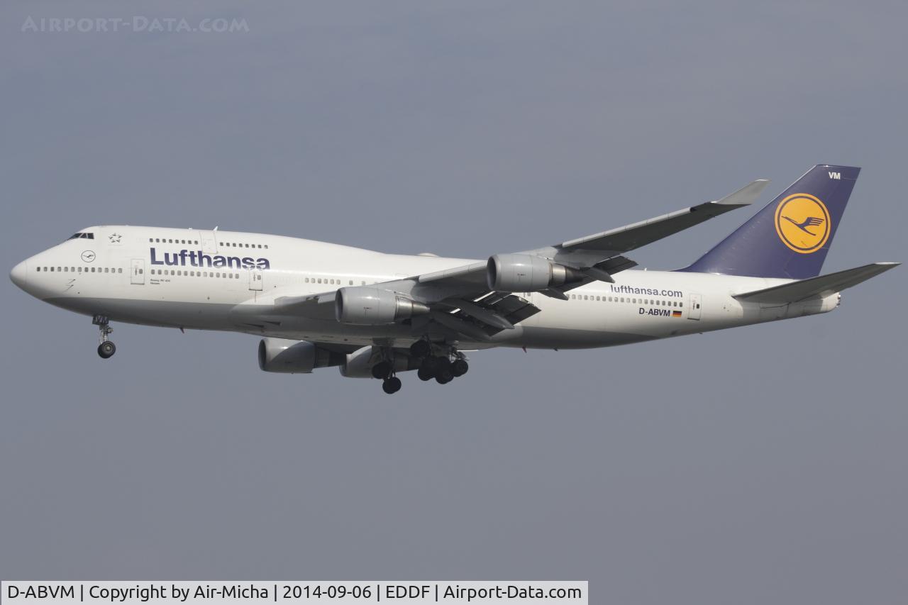 D-ABVM, 1998 Boeing 747-430 C/N 29101, Lufthansa