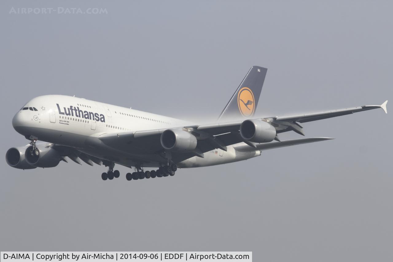 D-AIMA, 2010 Airbus A380-841 C/N 038, Lufthansa
