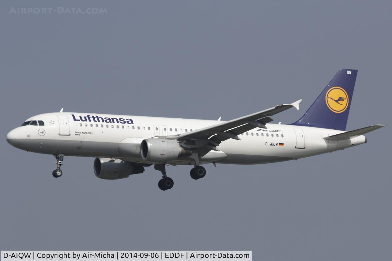 D-AIQW, 2000 Airbus A320-211 C/N 1367, Lufthansa