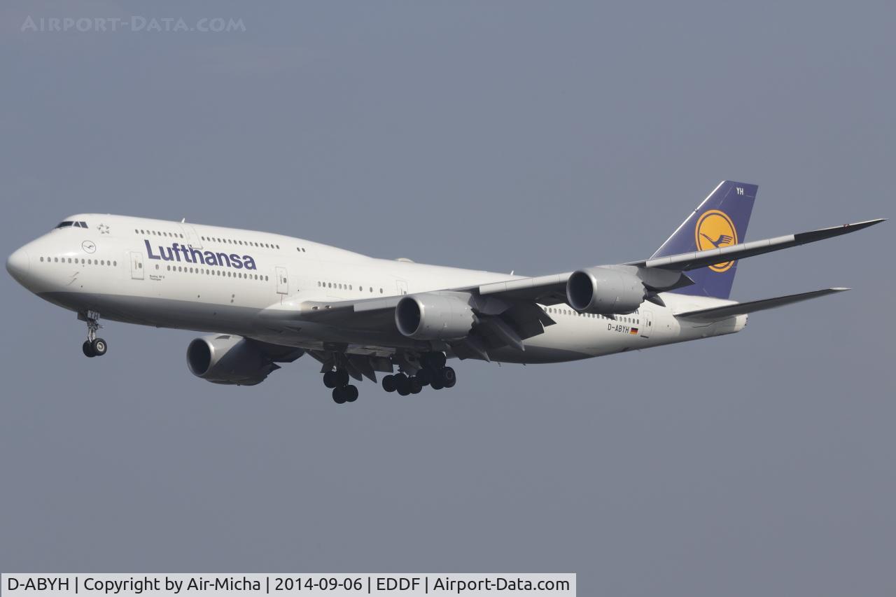 D-ABYH, 2013 Boeing 747-830 C/N 37832, Lufthansa