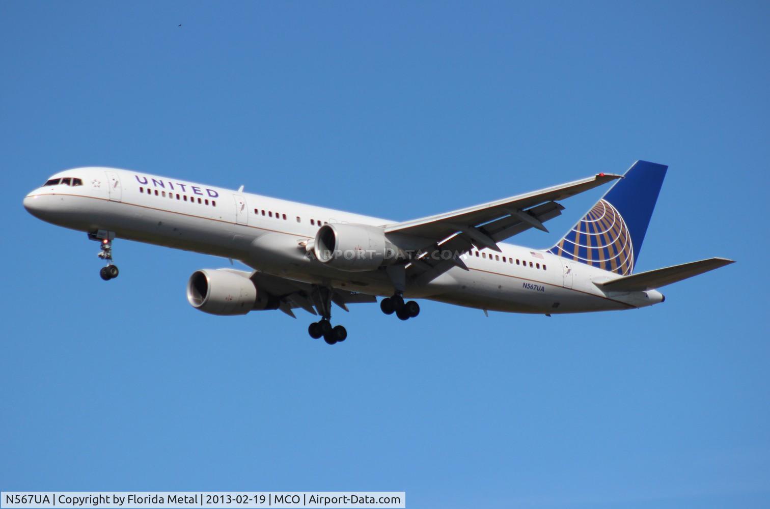 N567UA, 1992 Boeing 757-222 C/N 26673, United 757-200