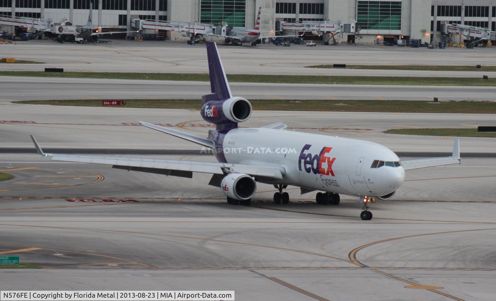 N576FE, 1992 McDonnell Douglas MD-11F C/N 48501, Fed Ex MD-11F