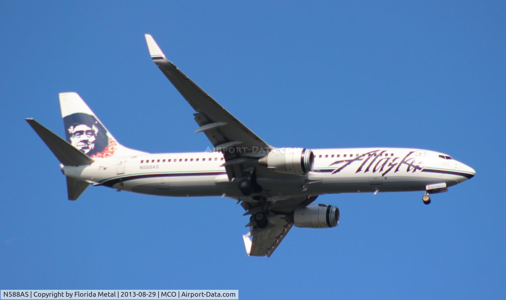N588AS, 2007 Boeing 737-890 C/N 35685, Alaska 737-800