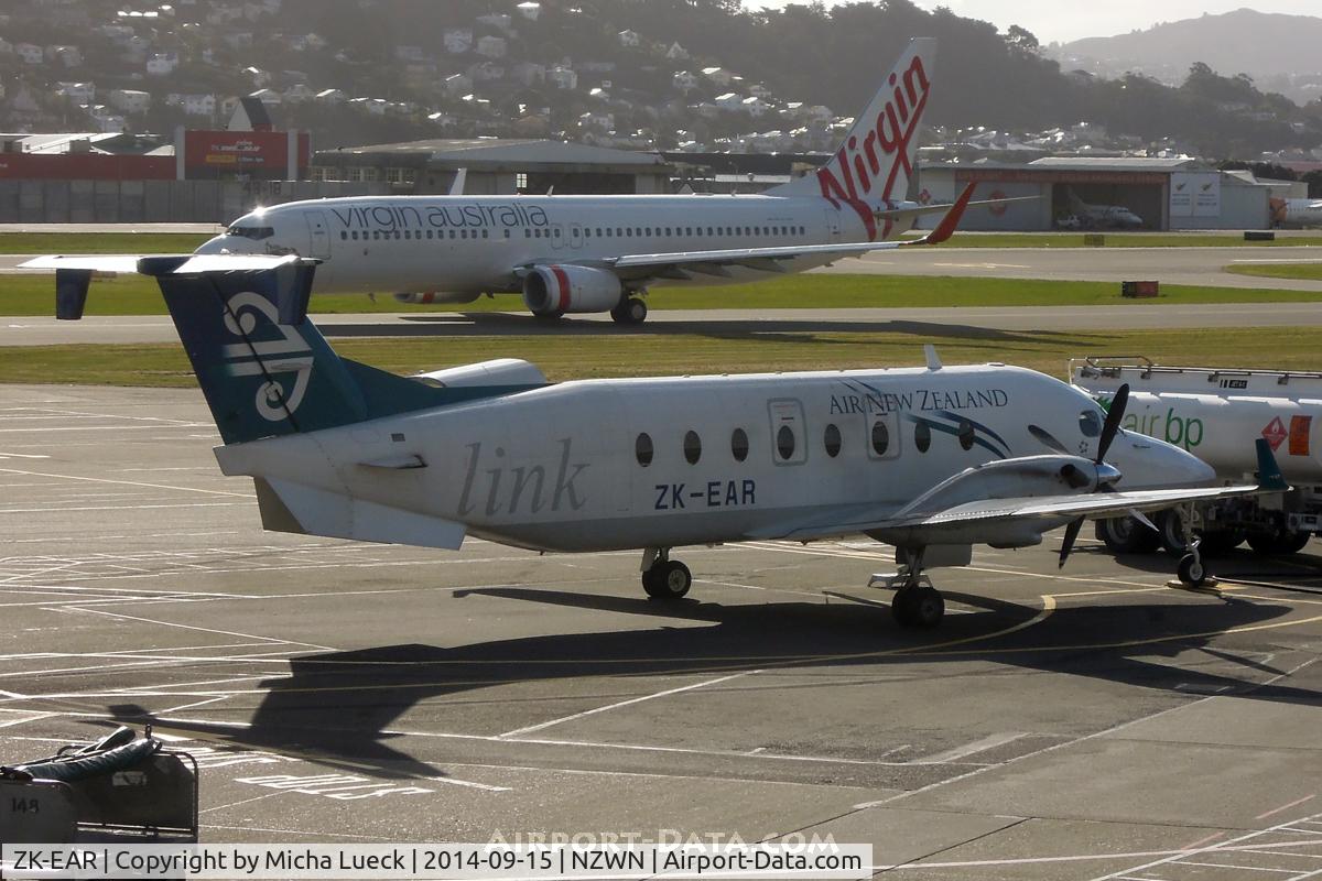 ZK-EAR, 1999 Beech 1900D C/N UE-388, VH-YIS in the background