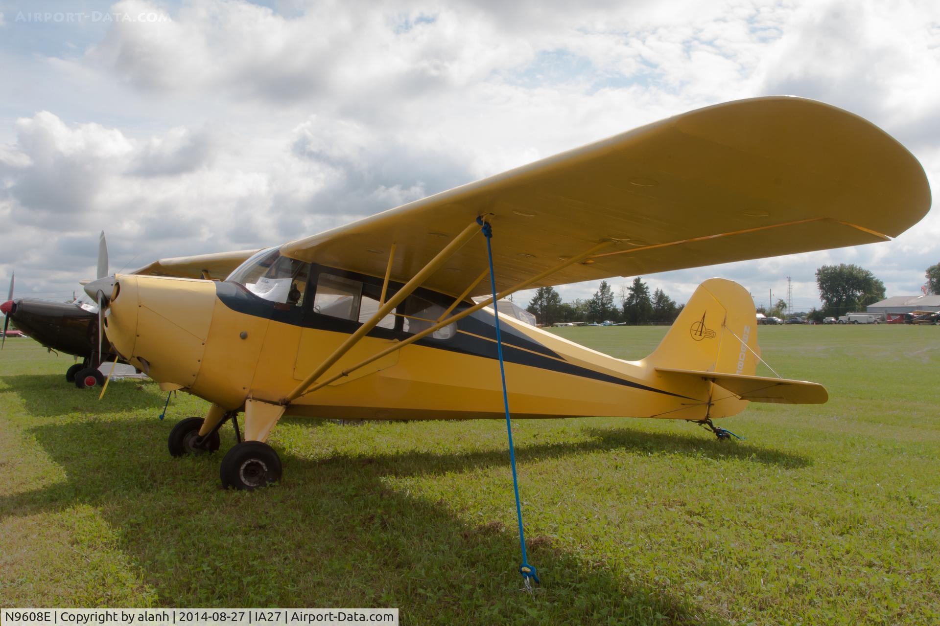 N9608E, 1946 Aeronca 11AC Chief C/N 11AC-1246, At Antique Airfield, Blakesburg