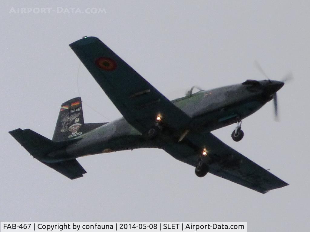 FAB-467, Pilatus PC-7 Turbo-Trainer C/N 250, FAB-467 during a show in Santa Cruz, a few months before it crashed in Cochabamba on August 8th, 2014