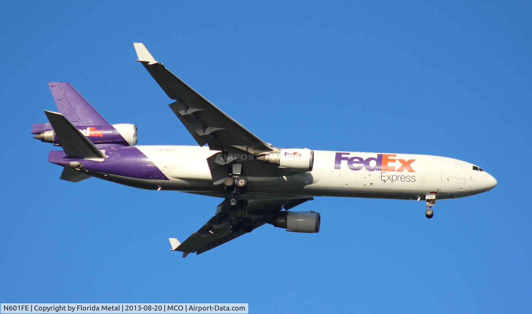 N601FE, 1990 McDonnell Douglas MD-11F C/N 48401, Fed Ex MD-11F