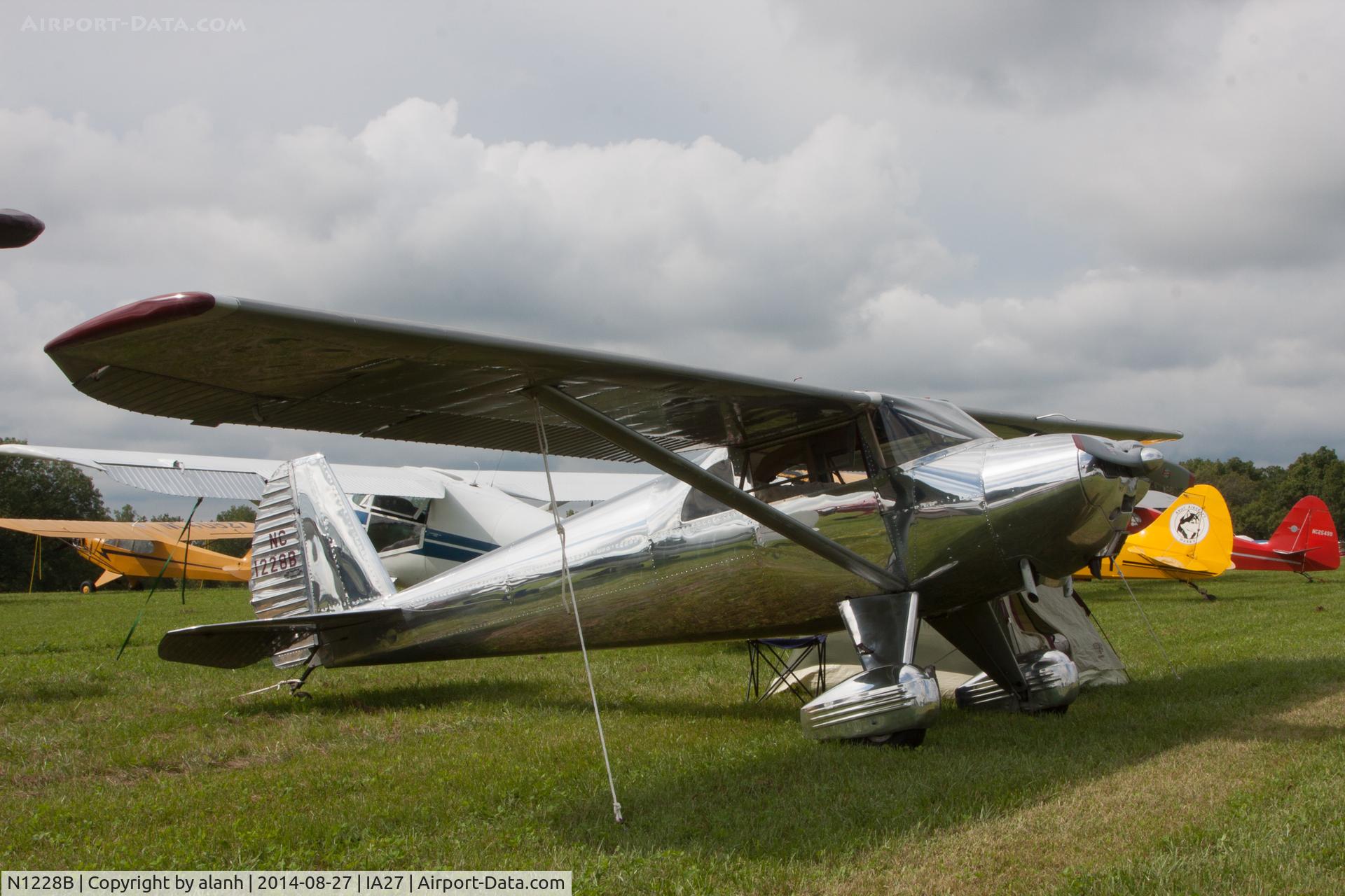 N1228B, 1947 Luscombe 8A C/N 5855, At Antique Airfield, Blakesburg