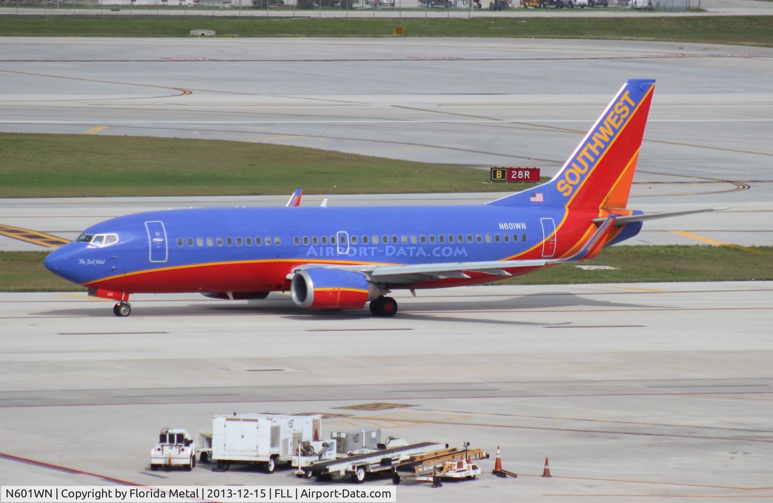 N601WN, 1995 Boeing 737-3H4 C/N 27695, Southwest 737-300