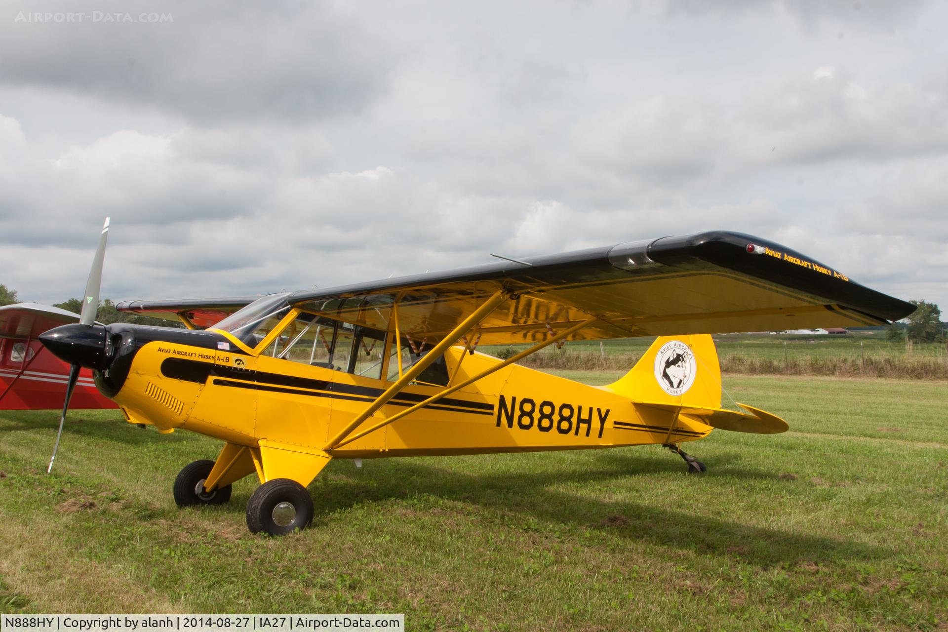 N888HY, Aviat A-1B Husky C/N 2405, At Antique Airfield, Blakesburg