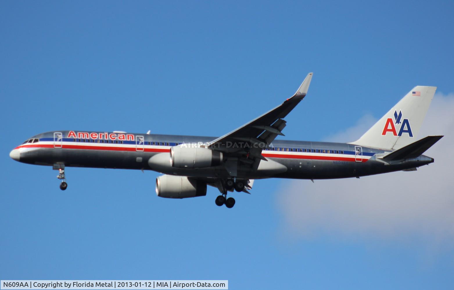 N609AA, 1996 Boeing 757-223 C/N 27447, American 757-200