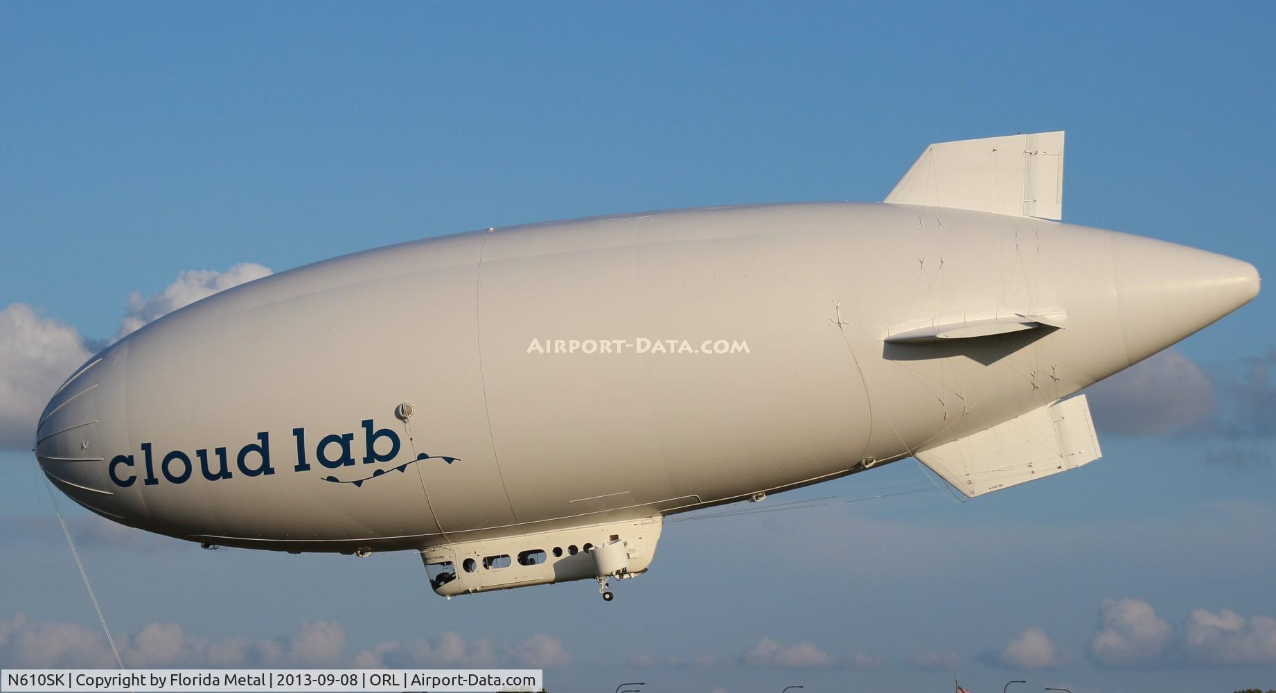 N610SK, 1996 Westinghouse Airships Inc Skyship 600 C/N 600-10, Skyship 600 Cloud Lab