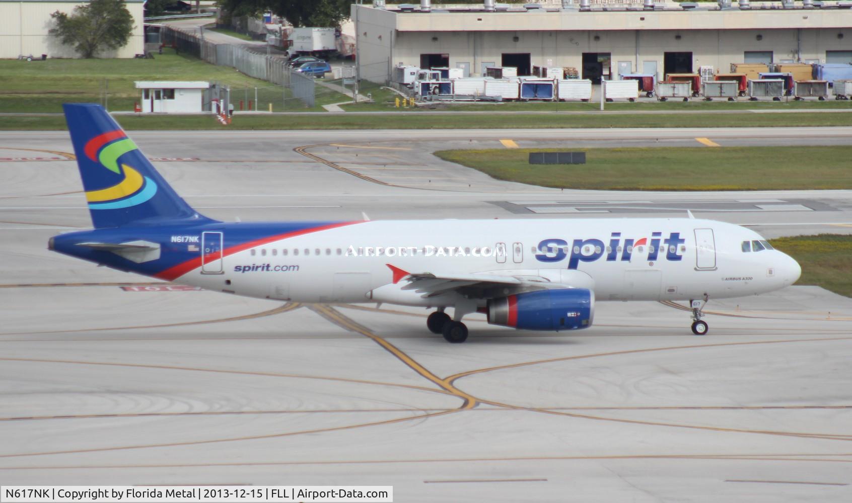 N617NK, 2012 Airbus A320-232 C/N 5387, Spirit A320