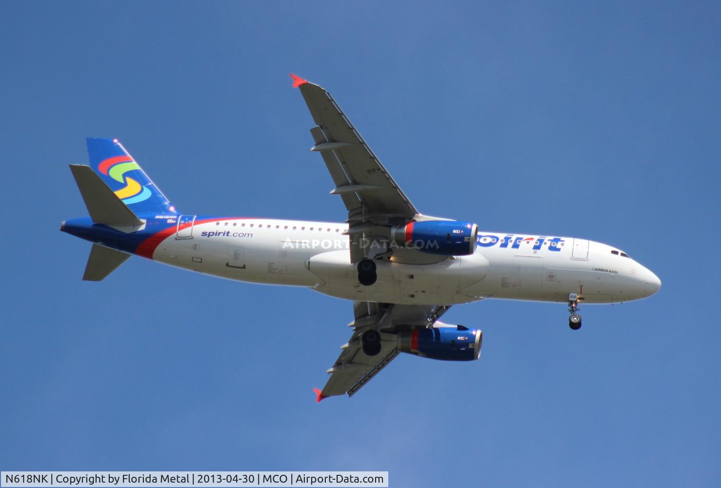 N618NK, 2012 Airbus A320-232 C/N 5458, Spirit A320